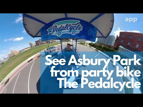 Cruise around Asbury Park on party bike The Pedalcycle