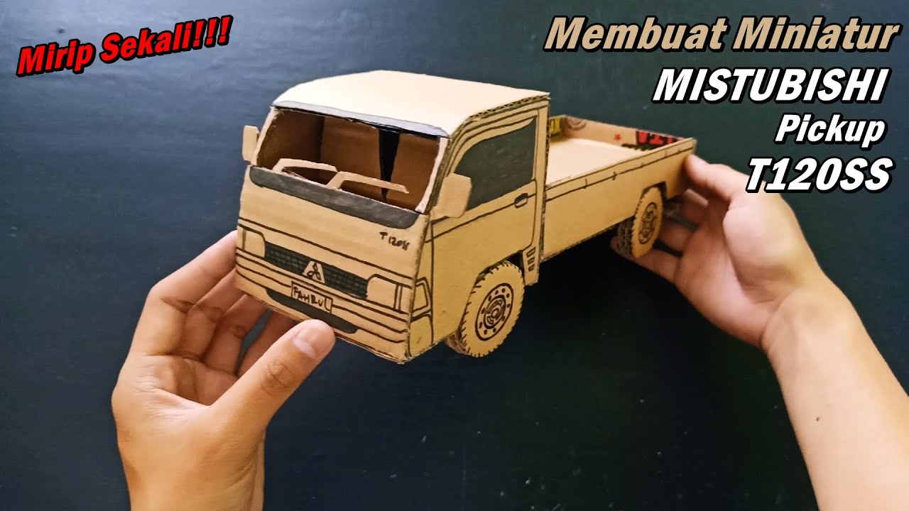 Sketsa Miniatur Truk Umplung : Gambar Pola Miniatur Truk Canter Dari