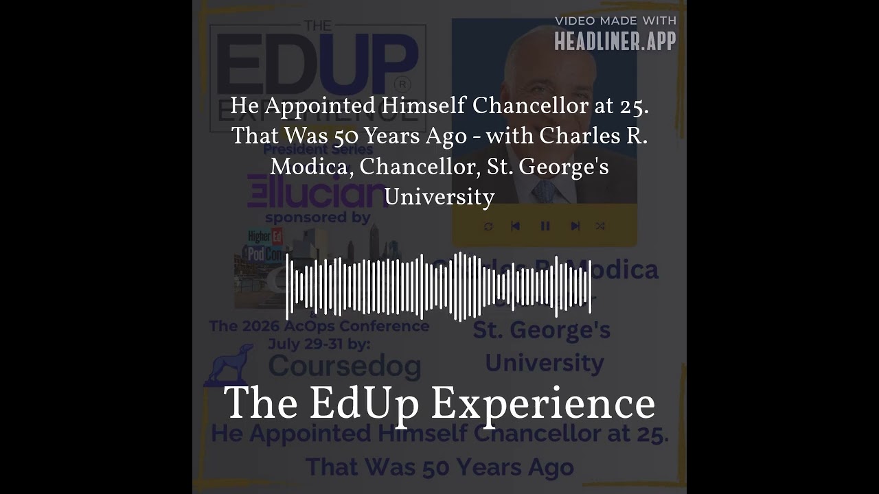 He Appointed Himself Chancellor at 25. That Was 50 Years Ago - with Charles R. Modica,... He Appointed Himself Chancellor at 25. That Was 50 Years Ago - with Charles R. Modica,...