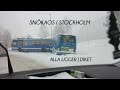 Snökaos i Stockholm | VLOG #16