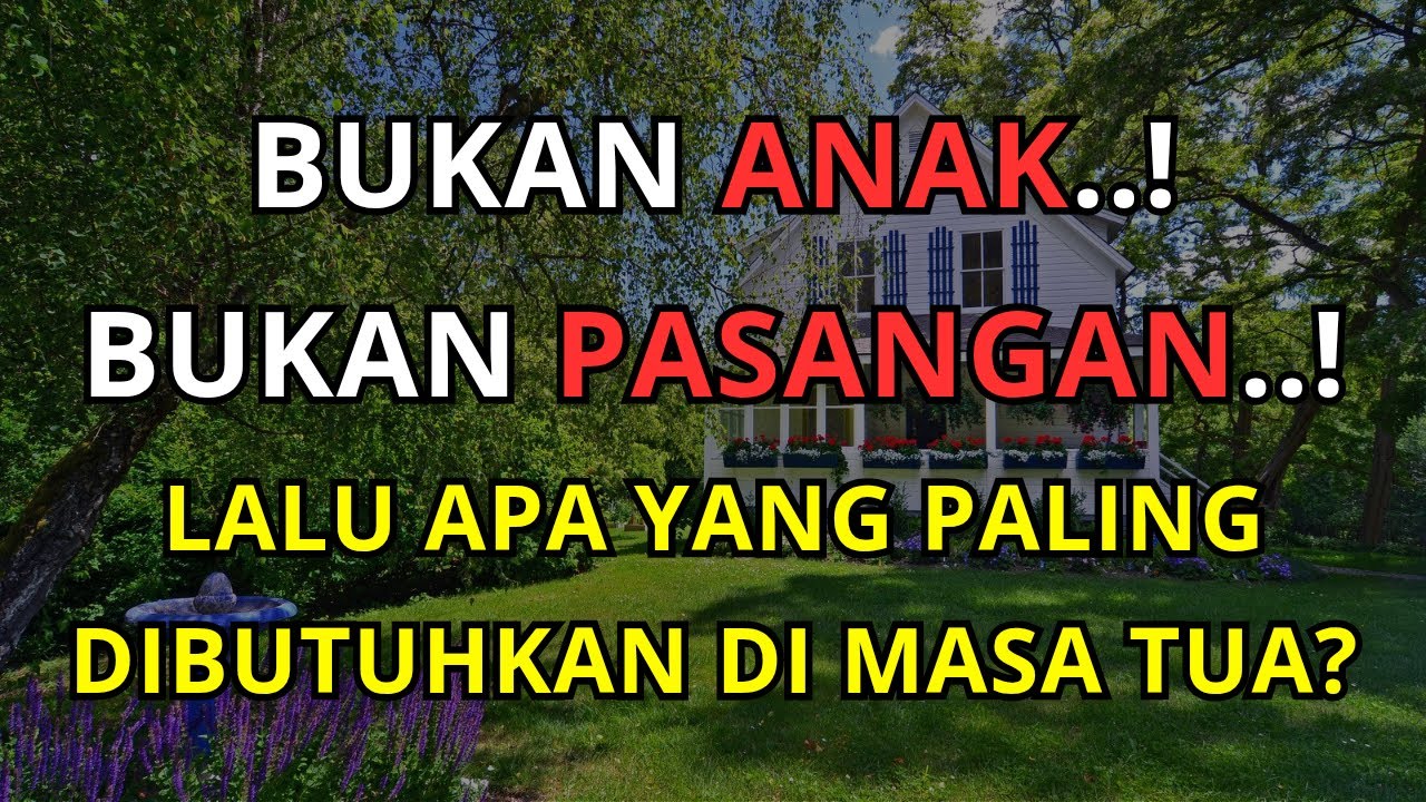Di Masa Tua, Ternyata yang Paling Kita Butuhkan Bukan Anak, Pasangan, atau Teman — Tapi 5 Hal Ini
