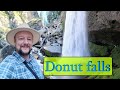 Donut falls. Ледяные водопады в горах