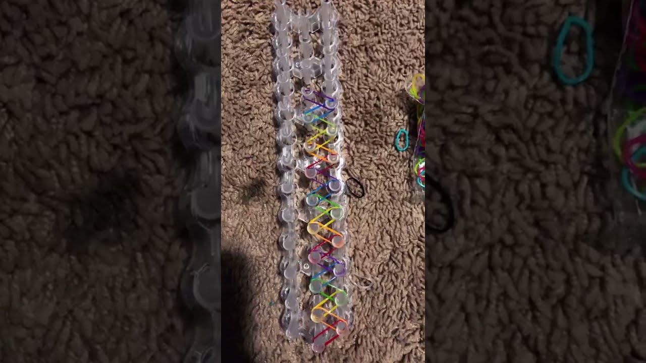 Rainbow Looming Bracelet Loom Rubber Band