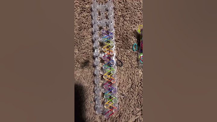 Rainbow looming 🌈☁️ bracelet rainbow loom rubber band bracelet