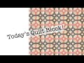 Today's Quilt Block - Tile Puzzle block