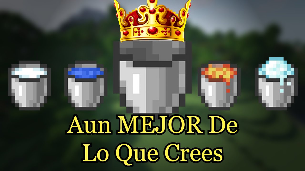 Cubeta Minecraft La CUBETA es el objeto más OP del juego | Minecraft - YouTube