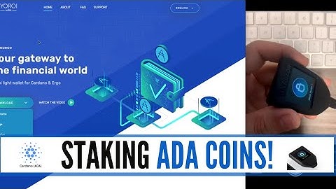 How to Stake ADA with Yoroi using Trezor Model T