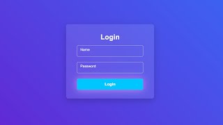Simple & Modern Animated Login Form Using Only HTML & CSS | Coding With Nick