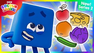 A Plate of Many Colours | Series 2 Episode 2 Clip | Kids Learn Colours | Colourblocks