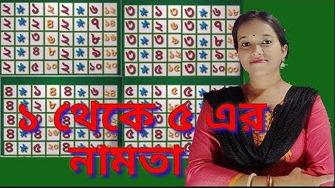 ১ থেকে ৫ এর নামতা, নামতা,Table of 1 to 5 in Bengali, #childreneducationpage  #studywithdebarpan