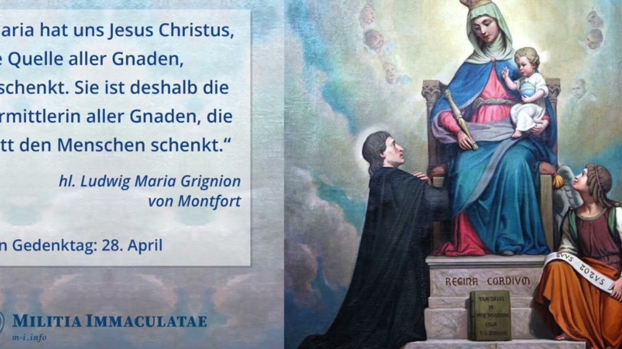 Akt der Weihe an Jesus Christus durch Maria Tag 12 Morgen