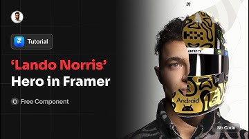 I Recreated the Lando Norris Hero Section in Framer (Free Component)