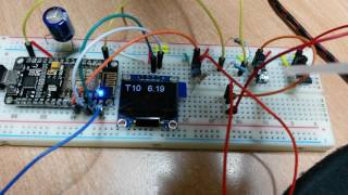 Arduino ESP8266 OLED SSD DS18B20