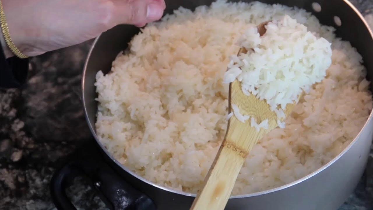 دليل خطوة بخطوة لطريقة عمل الأرز الشهية - الطهي بالقدر التقليدي