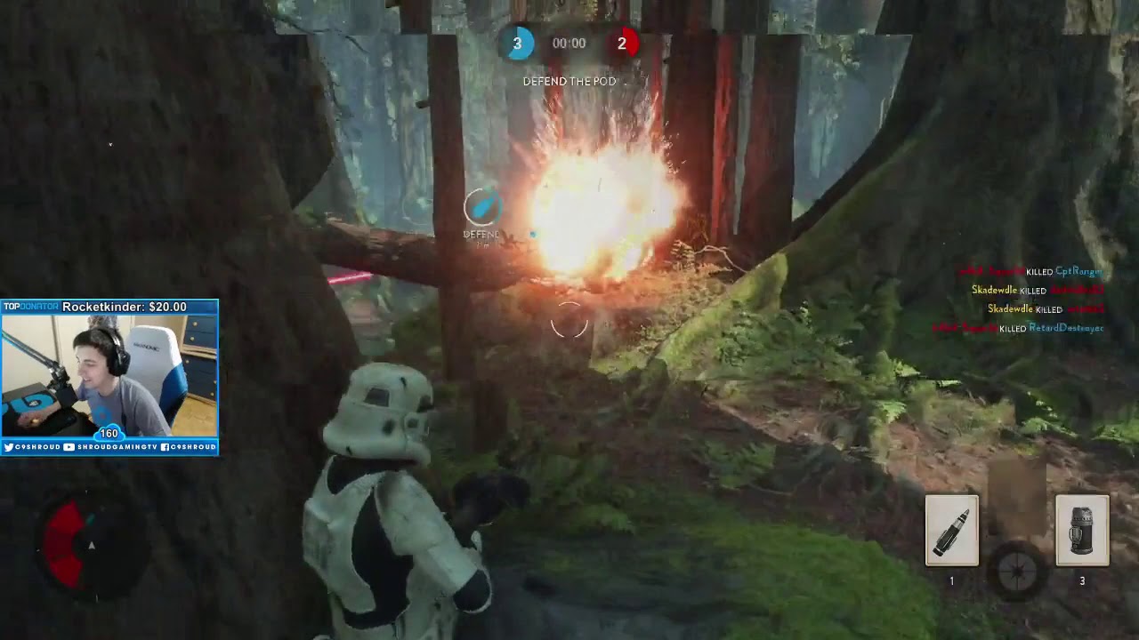 SHROUD Plays Star Wars Battlefront 2015 - [Drop Zone PART 4]