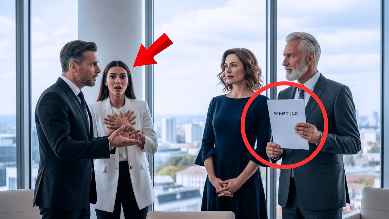 Er brachte seine Geliebte zur Erbschaft – doch der Anwalt enthüllte seine geheime Ehe!