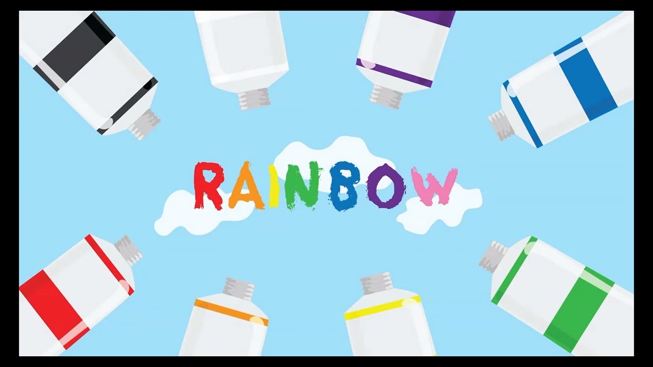 【Rainbow】 色と文字 - YouTube