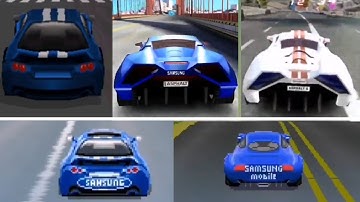 Samsung car in Asphalt 4,5,6 and 2D java versions