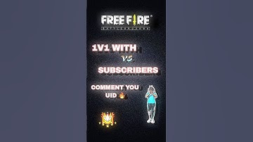 1V1 With Subscribers || Big Announcement || Comment Your Uid 🔥 #freefire #flyxo #announcement