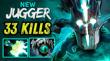 x2 Rampage Juggernaut 33Kills 100% OP Cleave Slashing Unlimited Crit with Mjollnir + Skadi Dota 2