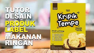 GAMPANG BANGET !!! CARA MEMBUAT DESAIN KEMASAN PRODUK MAKANAN DICOREL DRAW