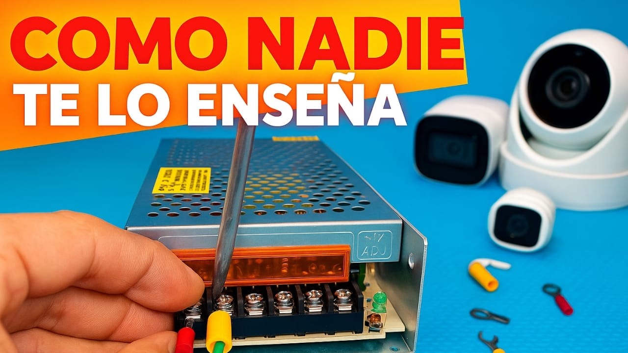 "Como instalar Cámaras de Seguridad con Fuente Centralizada SIN ...