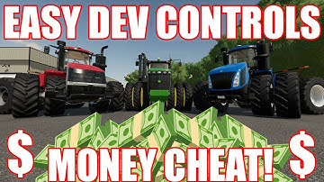 Farming Simulator 22 Easy Money Cheat(PC)- Easy Dev Controls Tutorial