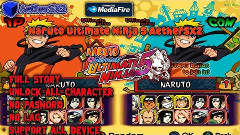 New‼️ Naruto Ultimate Ninja 5 AETHER SX2 | Android Offline 2025