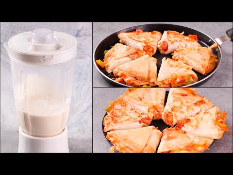 CHEESY VEG CREPES | SPICY VEGETABLE CREPE | EASY SNACKS RECIPE | N’Oven