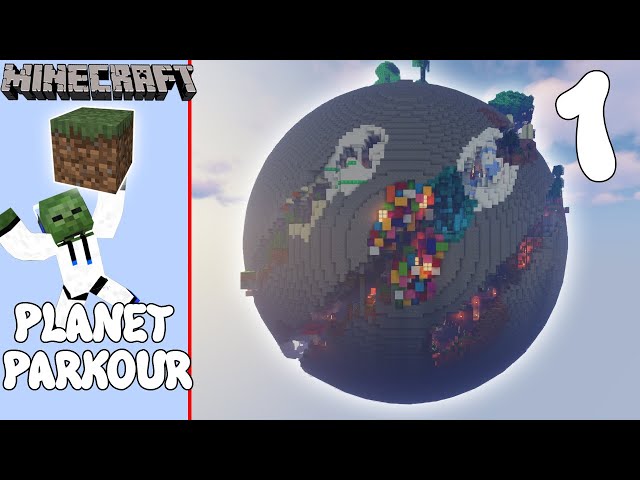 Planet Parkour Map 1.16.5 for Minecraft 