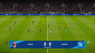 Milan vs Napoli - eFootball PES 2021 Gameplay