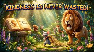 The Lion and the Mouse | Kindness Is Never Wasted 🦁🐭 | 3D Moral Stories for Kids