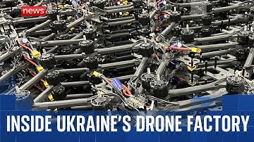 Sky News secures exclusive access inside a Ukrainian drone factory