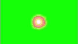 Energy Sphere Green Screen