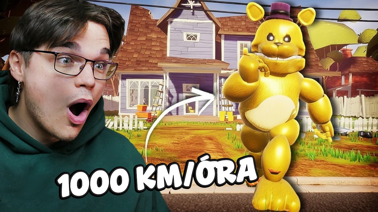 Ez a GYORS FREDBEAR, Hello Neighbor Mod Traumatizált...