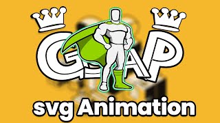 svg animation using gsap | html css js | greensock animation