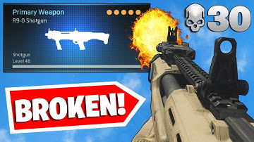 the BEST FIRE SHOTGUN in WARZONE! BEST "DRAGONS BREATH" R9-0 CLASS SETUP! 30 KILL GAMEPLAY!