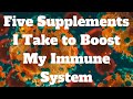 Five Supplements I Take To Boost My Immune System - Best Supplements to Boost Immune System