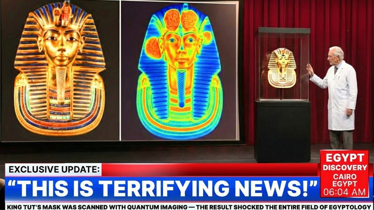 King Tut’s Mask Was Scanned With Quantum Imaging — The Result Shocked the Entire Field of Egyptology