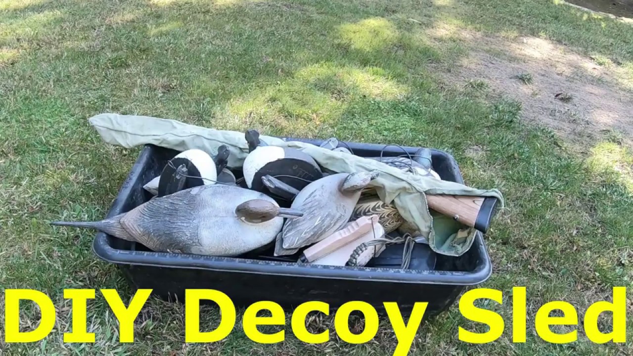 DIY Decoy Sled Hack How To YouTube