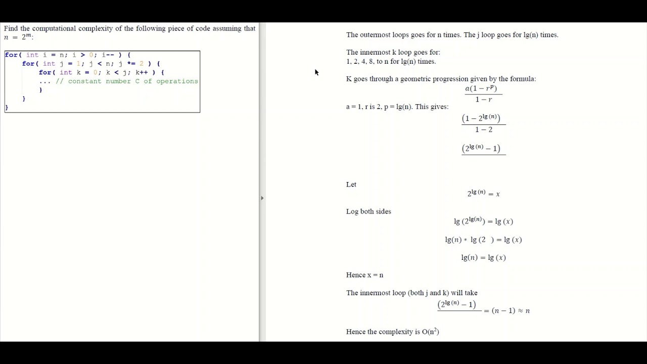 ICT1008 Tutorial 03 Question 7c - YouTube