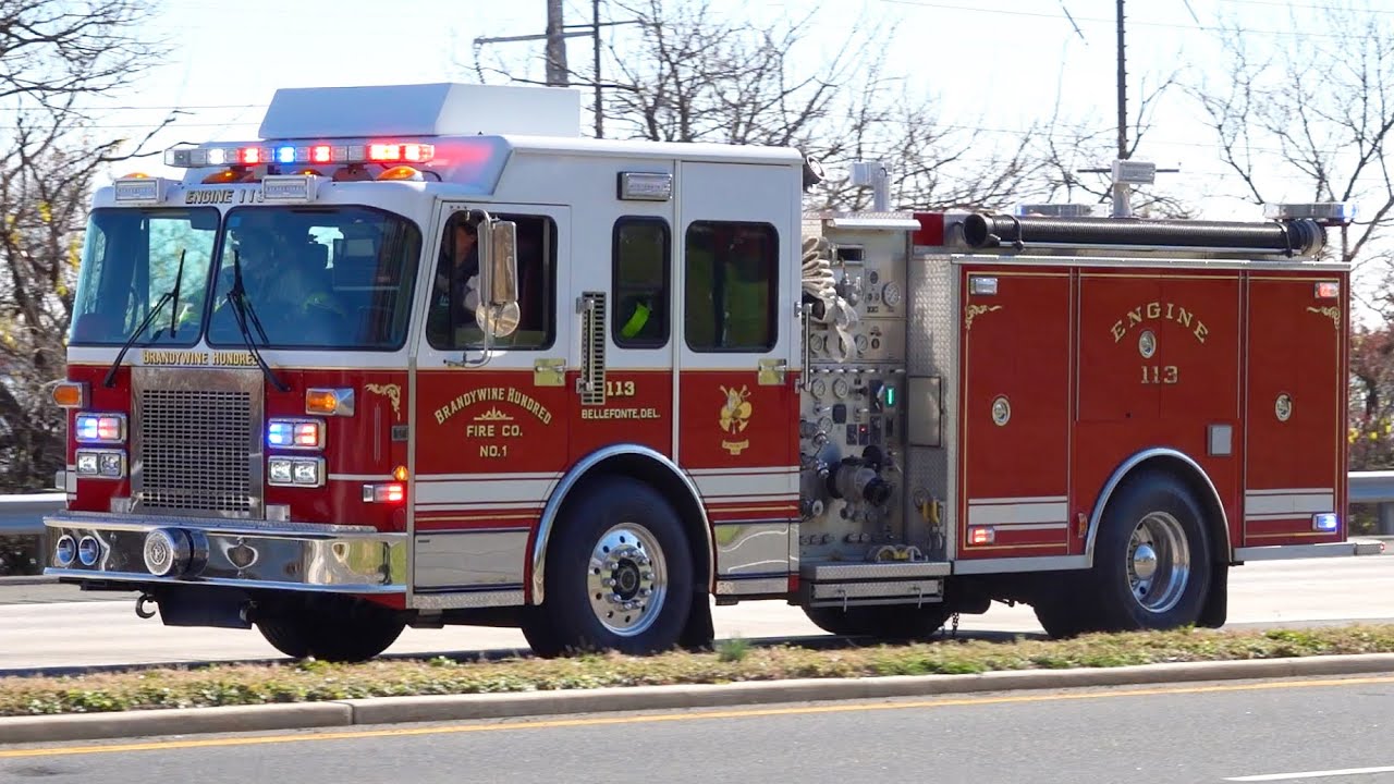 Brandywine Hundred Fire Company Engine 113 Responding 10/25/20 YouTube