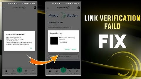 link verification failed alight motion 💯| Alight Motion Project Import Problem/Alight motion  5.0 📩💯