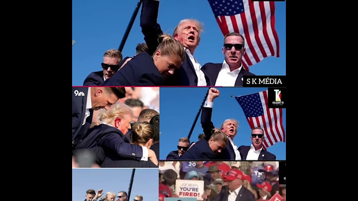 DONALD TRUMP VICTIME D'UNE TENTATIVE D'ASSASSINAT AU COURS DE SA CAMPAGNE ÉLECTORALE