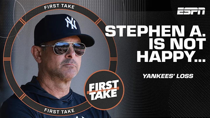 Stephen A. goes off on Aaron Boone after Wild Card loss: He SHOULDN'T be managing 👀 | First Take