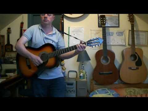 Christy Moore: "Continental Ceili" 1985 (classic acoustic guitar cover)