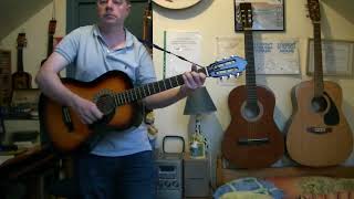 Christy Moore: "Continental Ceili" 1985 (classic acoustic guitar cover)