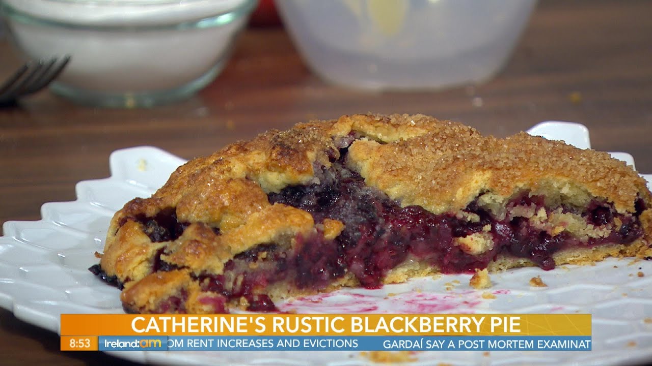Rustic Blackberry Pie | Catherine Leyden - YouTube
