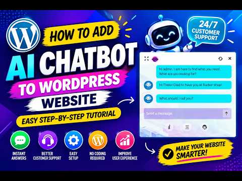 How to Add an AI Chatbot to a WordPress Website – Easy Step-by-Step Tutorial
