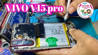 VIVO V15pro แนวทางแกะเพื่อเปลี่ยนแพรชุดชาร์จ